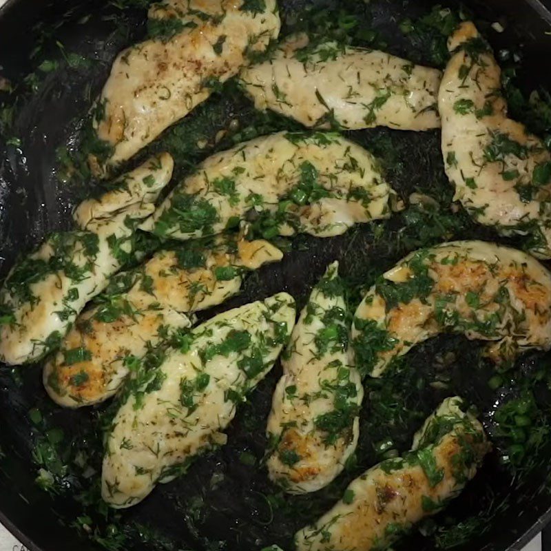 Step 5 Make mushroom and cream sauce chicken Creamy mushroom chicken