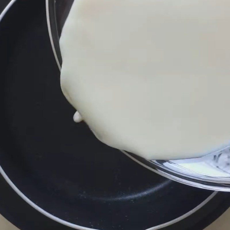 Step 3 Make the tofu milk cream mixture for matcha tofu pudding