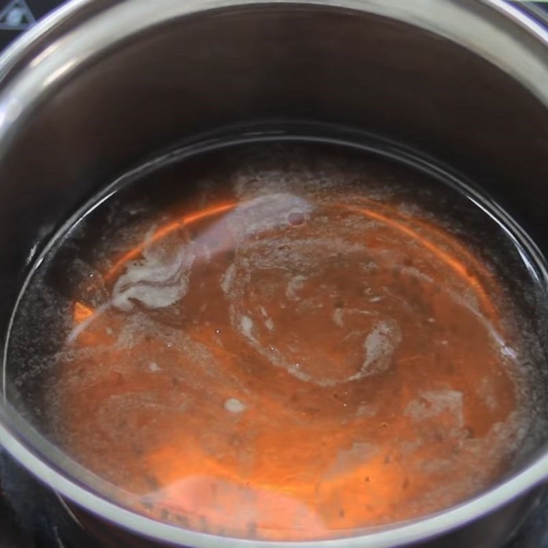 Step 3 Make the fish sauce mixture Chicken feet soaked in fish sauce