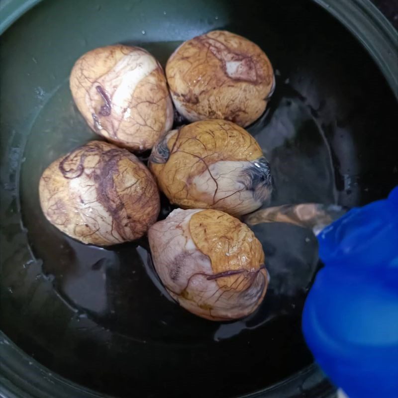 Step 1 Making boiled duck eggs Boiled Duck Eggs with Pumpkin