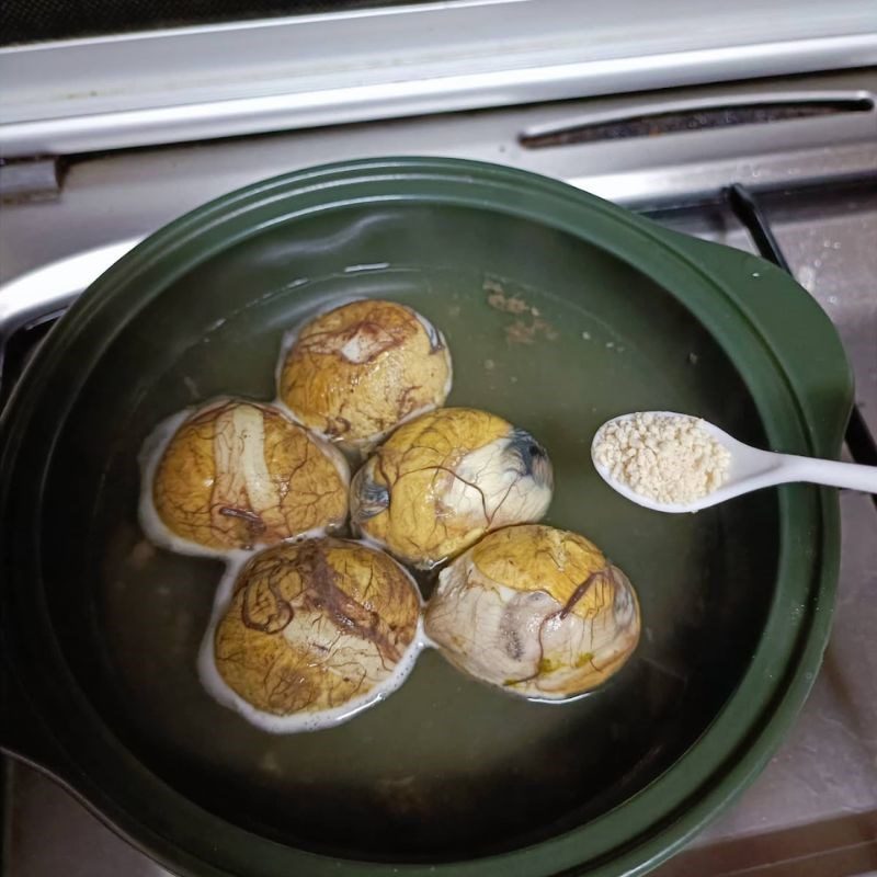 Step 2 Making Boiled Duck Eggs with Pumpkin Boiled Duck Eggs with Pumpkin