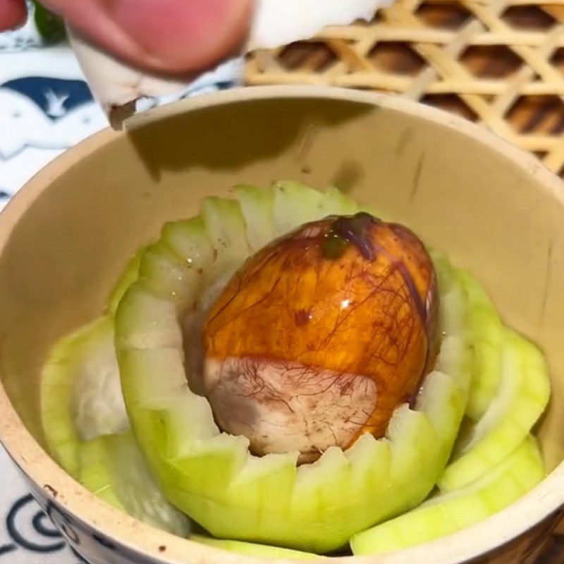 Step 3 Steamed Balut with Gourd Steamed Balut with Gourd (Recipe shared from TikTok Cooking with TasteVN)