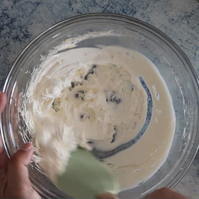 Step 7 Making avocado ice cream Red Langminton cake