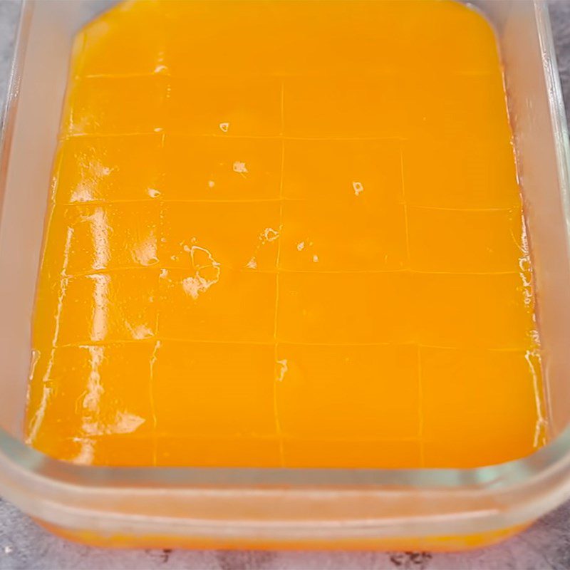 Step 3 Make orange coconut jelly Orange coconut jelly