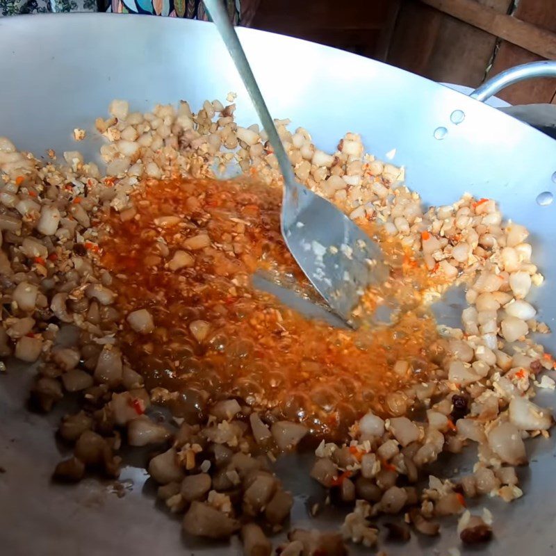 Step 5 Dry Stingray with Garlic and Chili