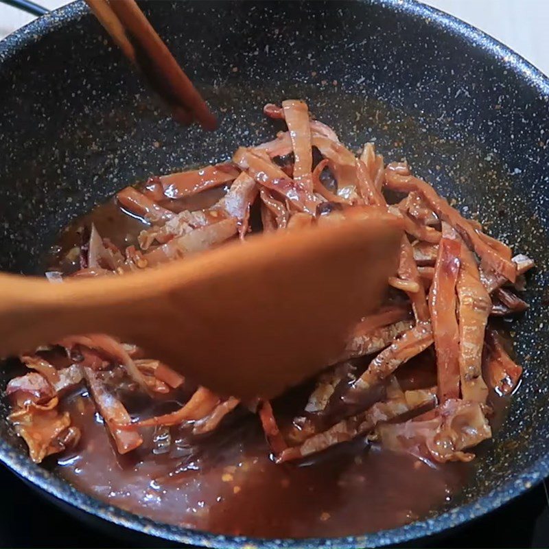 Step 3 Dried Squid With Tamarind Sauce Dried Squid With Tamarind Sauce