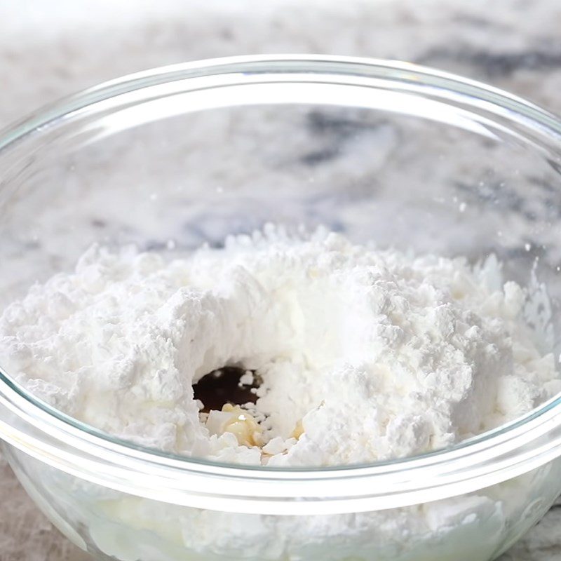 Step 5 Making icing for donuts with air fryer