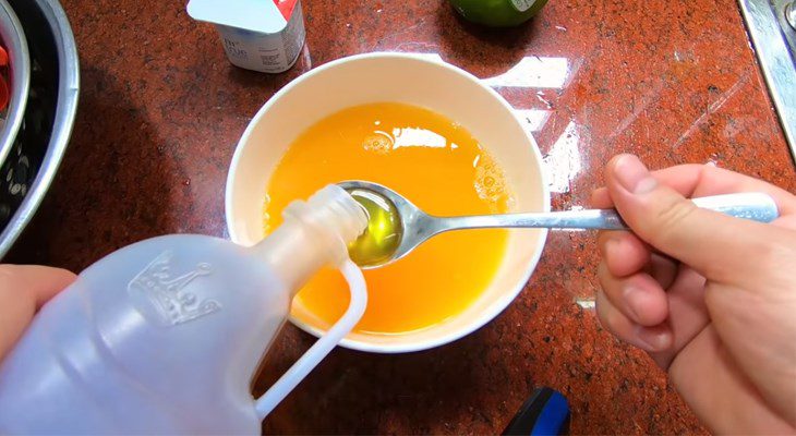 Step 2 Making the orange cream layer How to make Yogurt Orange Ice Cream without Whipping Cream