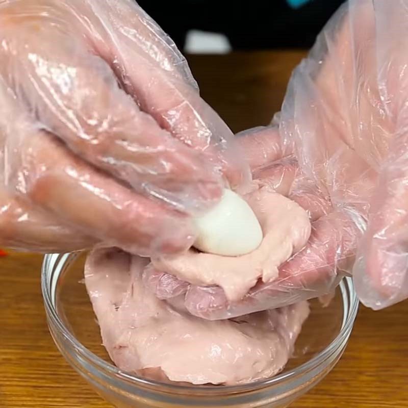 Step 2 Make the meatballs for Chicken noodle