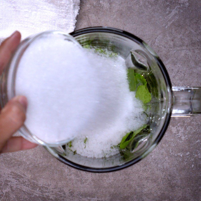 Step 2 Making green chili salt Green chili salt