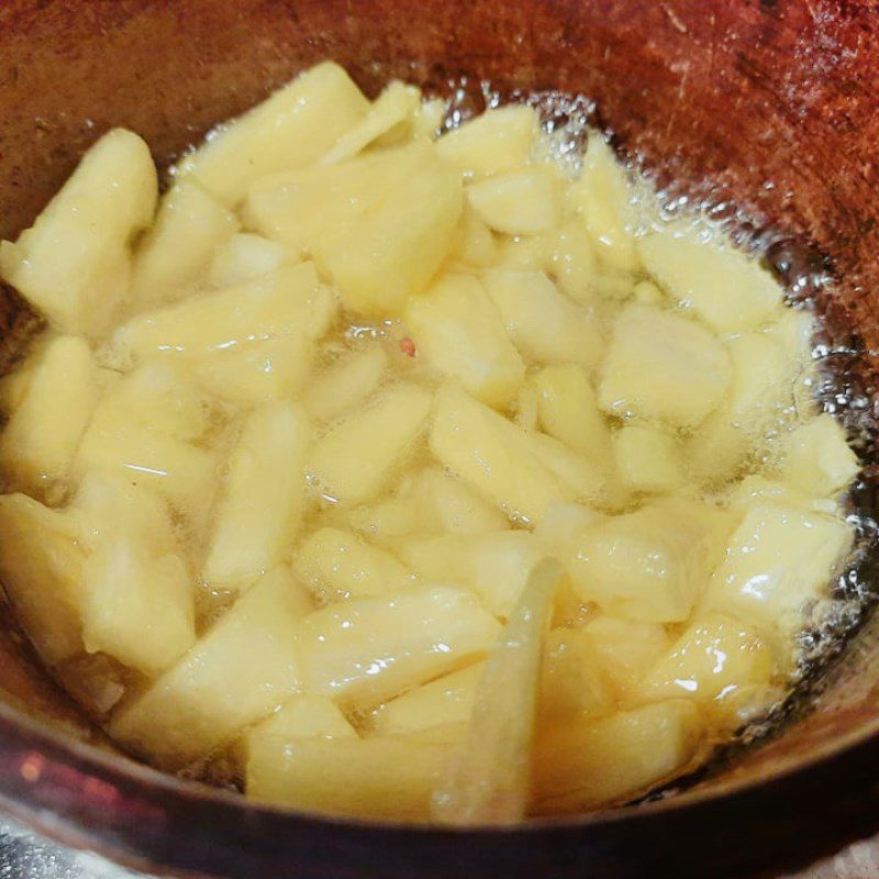 Step 4 Make pineapple jam Pineapple cheesecake