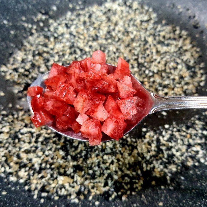 Step 2 Make the filling for salty sticky rice balls