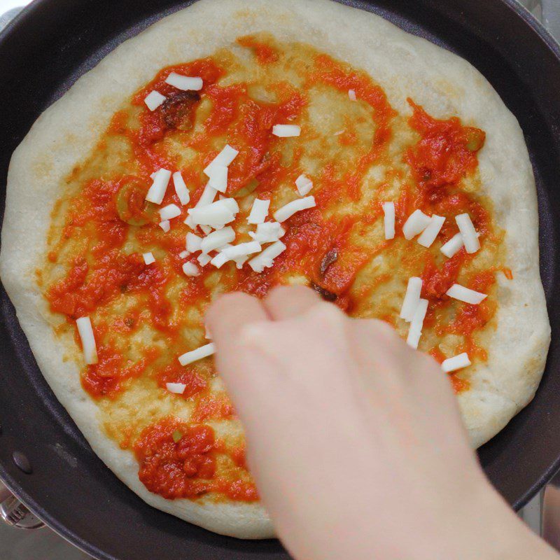 Step 4 Making the Halloween Pizza Filling