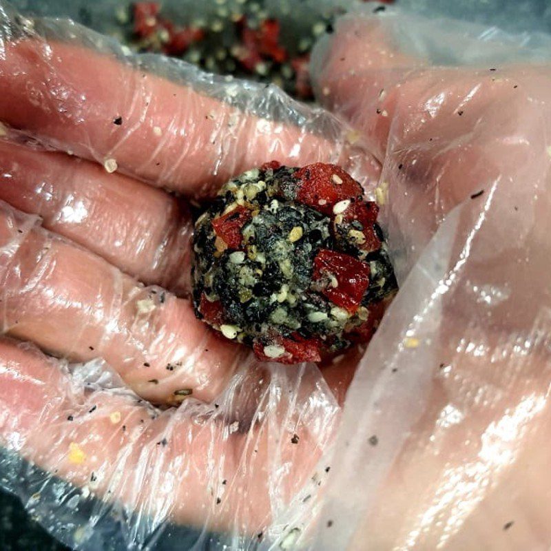 Step 2 Make the filling for salty sticky rice balls