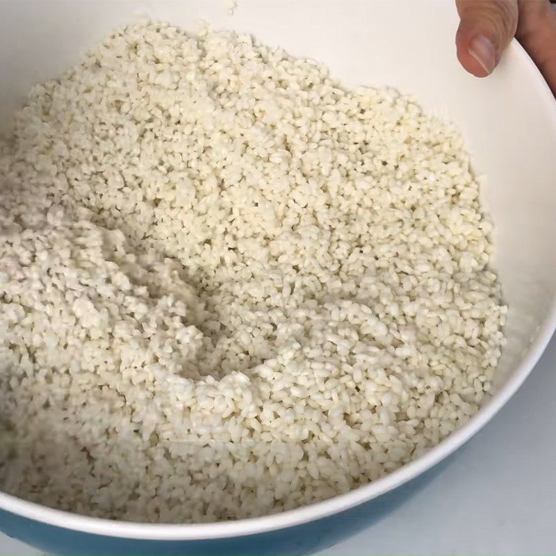 Step 3 Making the filling Vegetarian Sticky Rice Cake