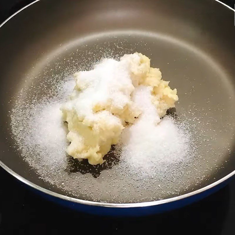 Step 1 Making the filling for mung bean cakes