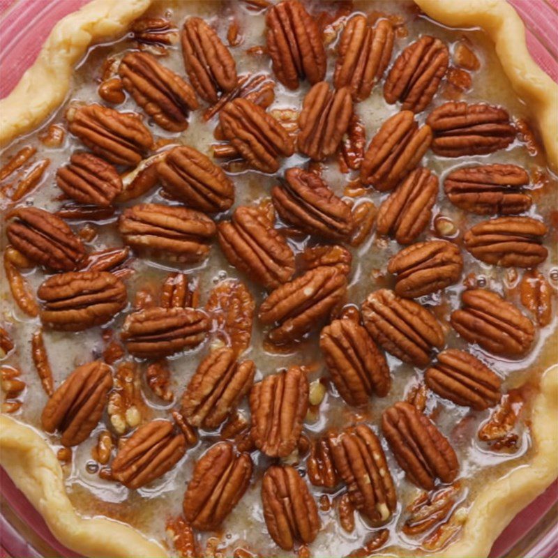 Step 3 Make the filling and bake the second time Pecan pie