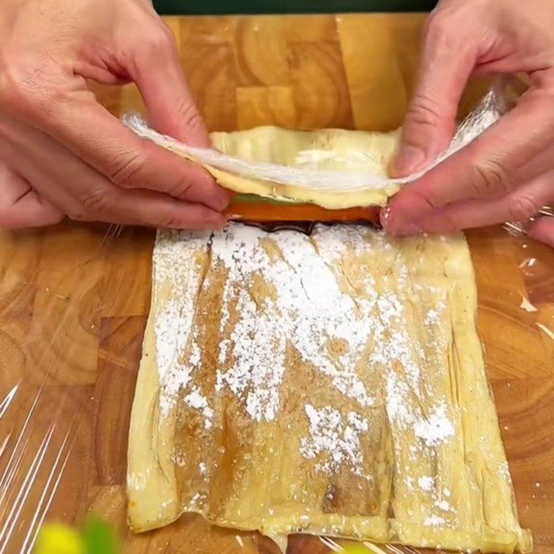 Step 4 Make the filling for vegetarian phoenix rolls