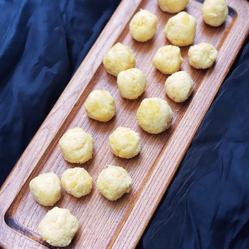 Step 2 Make the mung bean filling for the orange cake - mung bean filled fried cake