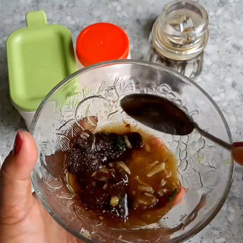 Step 4 Making dipping sauce Grilled Catfish with Lemongrass and Turmeric