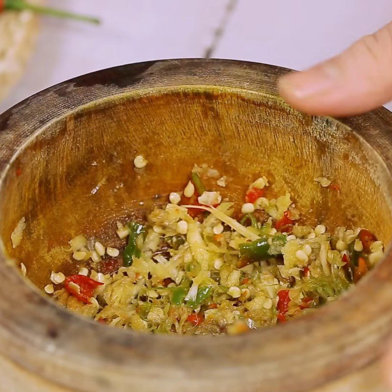 Step 2 Make the dipping sauce for Garlic Chili Palm Sugar Dipping Sauce