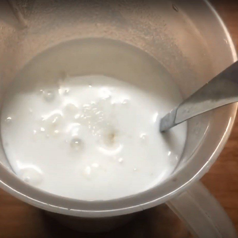 Step 7 Make coconut milk Sweet potato dumplings