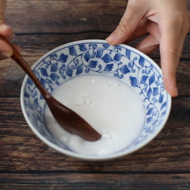 Step 5 Make coconut milk Grapefruit pudding An Giang