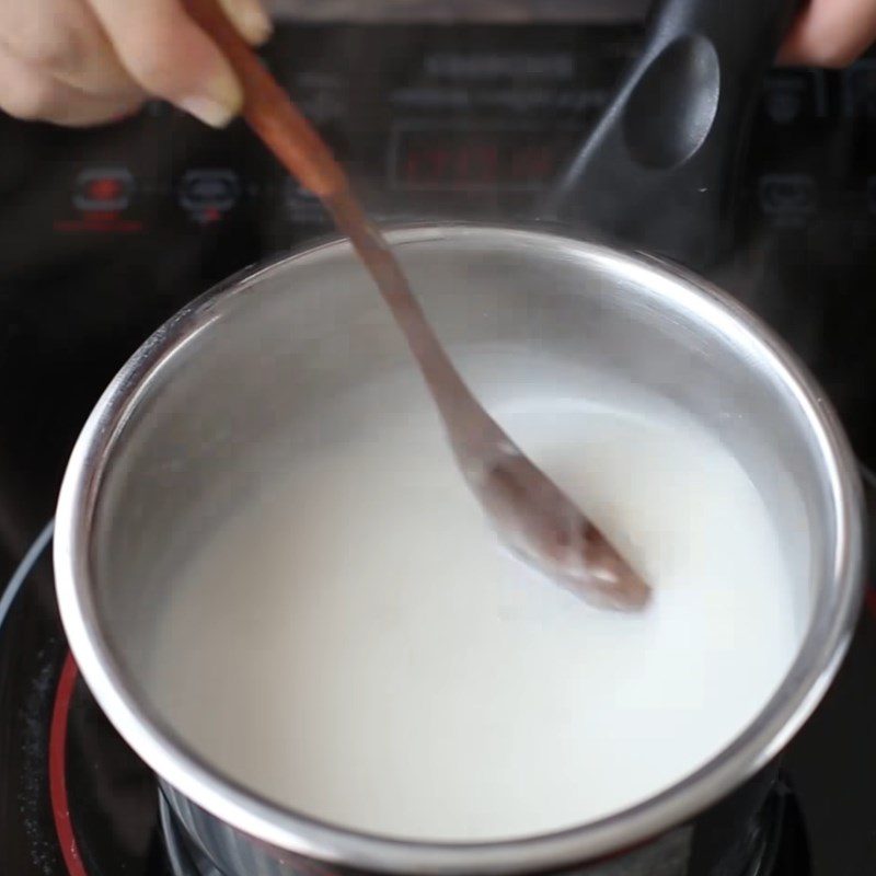 Step 5 Make coconut milk Grapefruit pudding An Giang