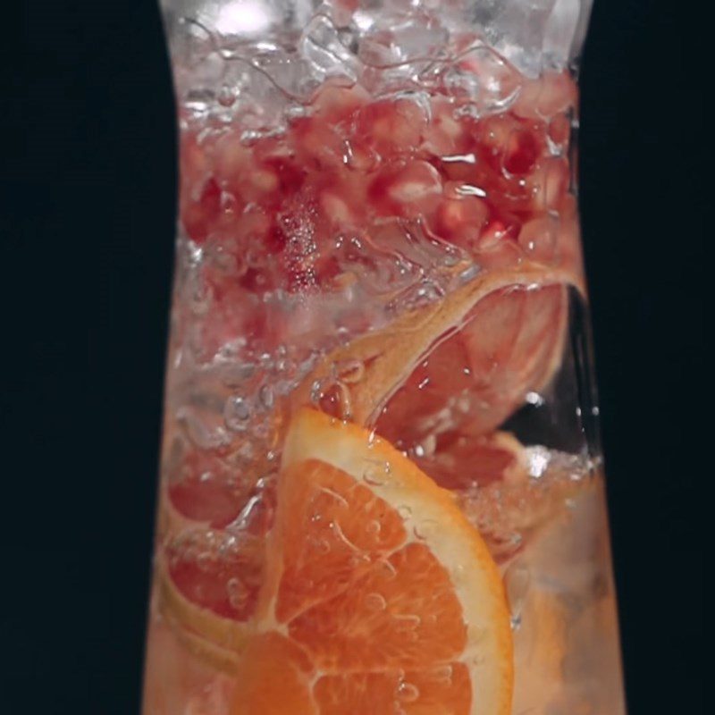 Step 2 Make pomegranate orange detox water Pomegranate orange detox water