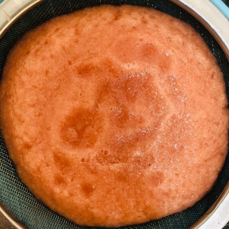 Step 3 Making pear watermelon juice Pear watermelon juice