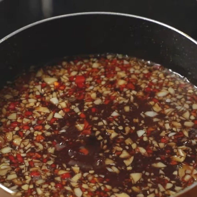 Step 4 Making Fish Sauce for Egg Rice Rolls