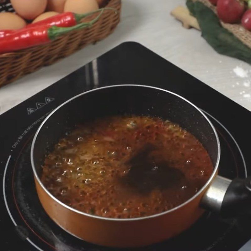 Step 4 Making Fish Sauce for Egg Rice Rolls