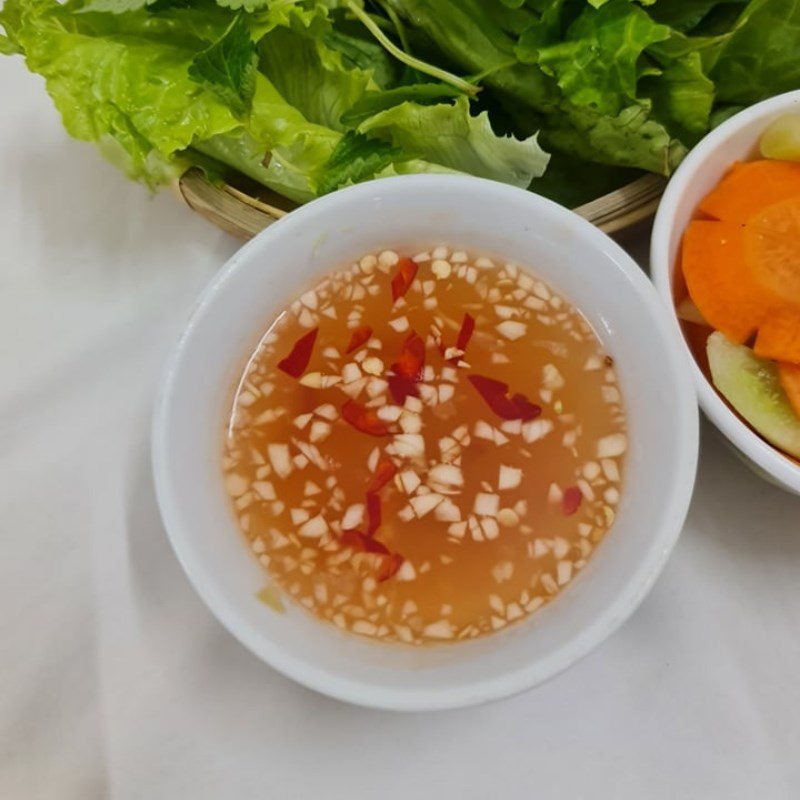 Step 3 Making Dipping Sauce for Pho Fried Pho