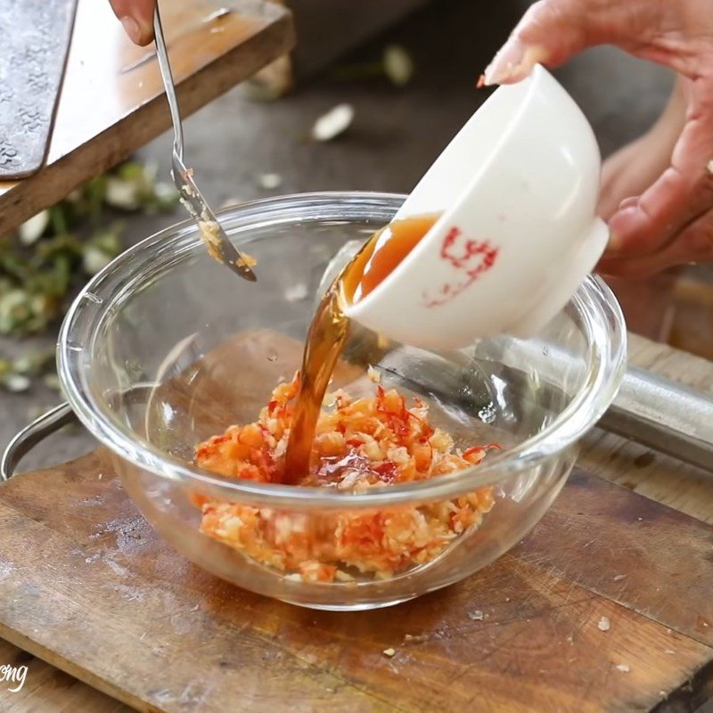 Step 2 Make the dipping sauce for salted eggplant