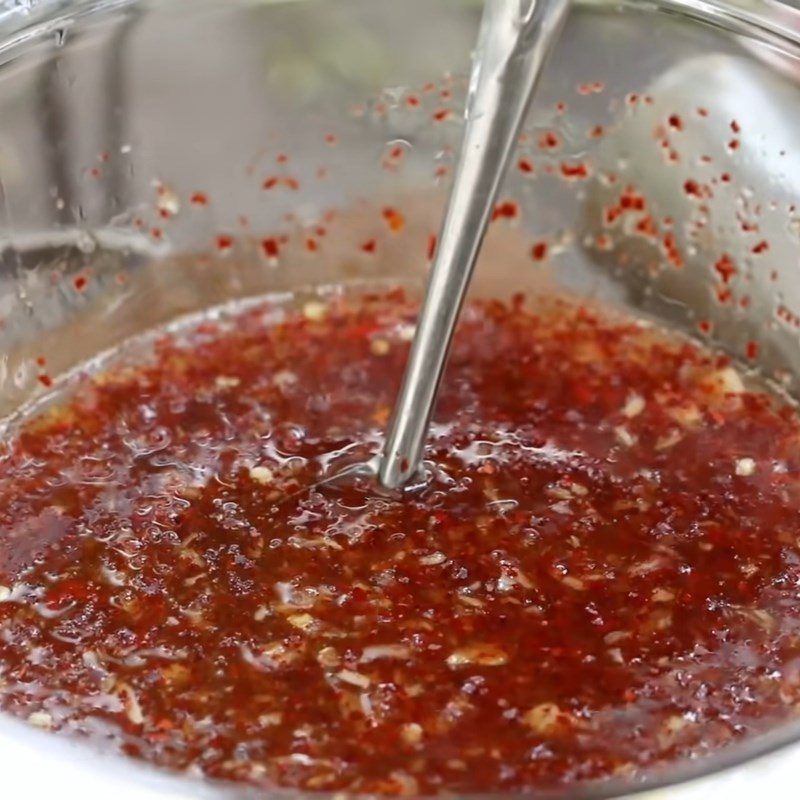 Step 2 Make the dipping sauce for salted eggplant