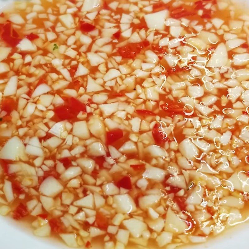 Step 2 Make the dipping sauce for Papaya Carrot Salad