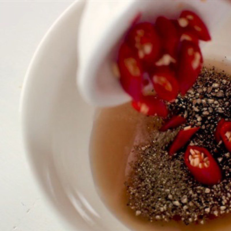 Step 3 Make the dipping sauce for Thai-style escargot salad