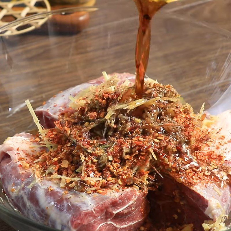 Step 2 Marinate the beef brisket Braised Beef Brisket with Molasses