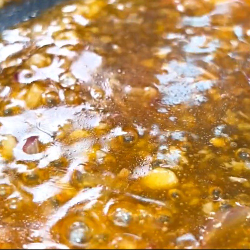 Step 2 Make the sauce Udon noodles with poached egg