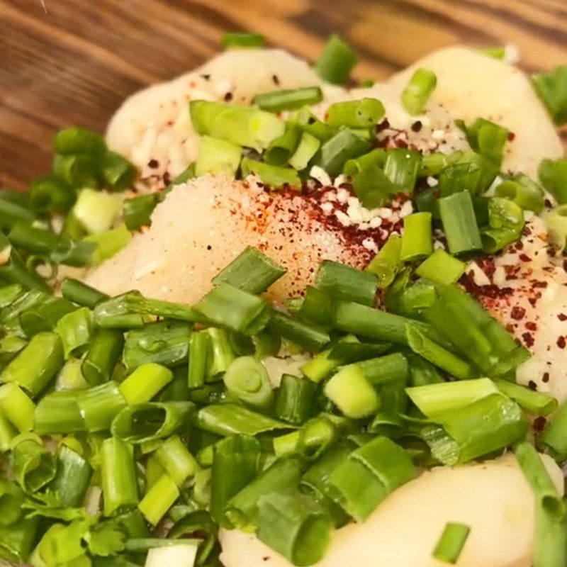 Step 4 Make the sauce Mushroom-shaped potato cake