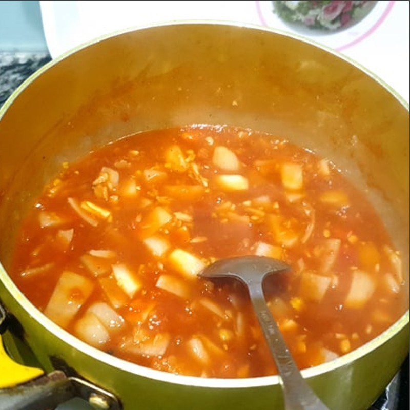 Step 5 Making the sauce Beef steak