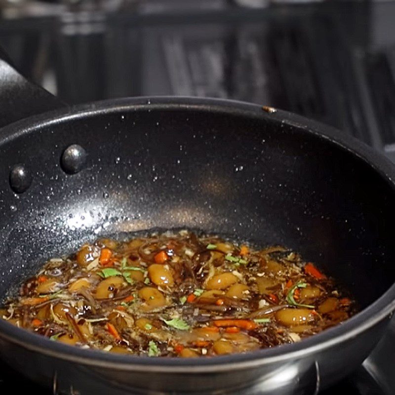 Step 2 Make the sauce for soft tofu with fermented soybeans