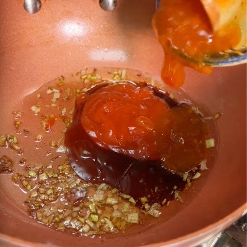 Step 6 Make the sauce Cabbage rolls with tofu