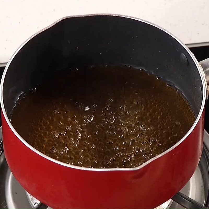 Step 3 Making the sauce for fried quail egg fish balls