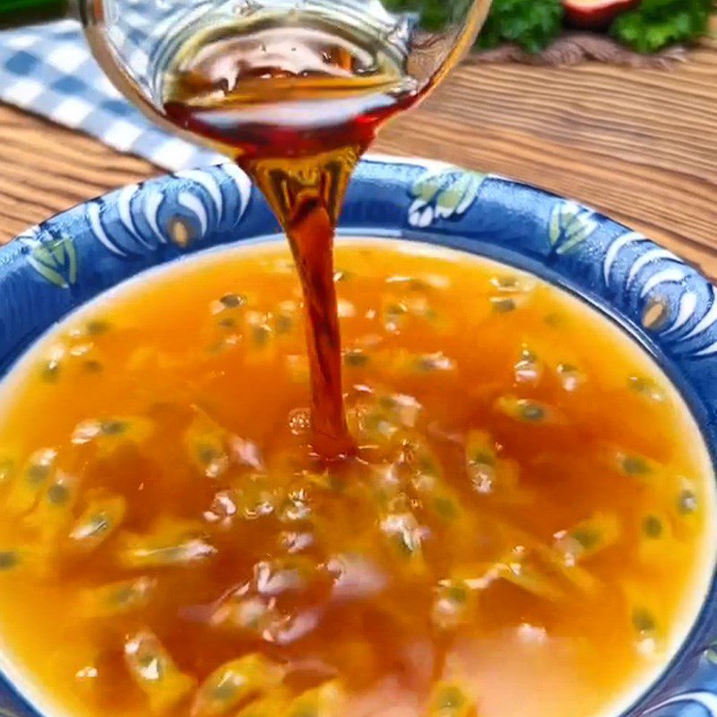 Step 2 Make the Passion Fruit Sauce for Passion Fruit Chicken (Recipe shared from TikTok Cooking with TasteVN)