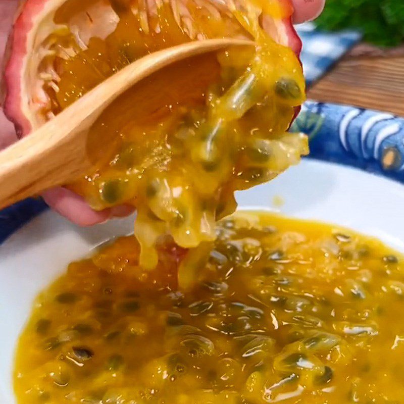 Step 2 Make the Passion Fruit Sauce for Passion Fruit Chicken (Recipe shared from TikTok Cooking with TasteVN)