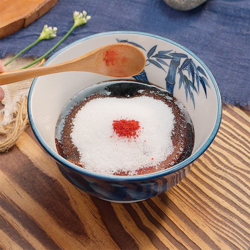 Step 4 Making plum sauce How to make tofu wrapped with lotus seeds in plum sauce