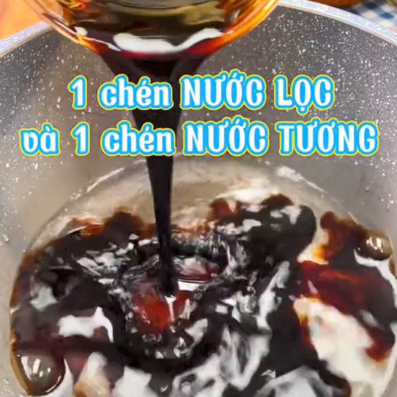 Step 2 Making soy sauce for pickled eggs Pickled eggs in soy sauce (Recipe shared from TikTok Cooking with TasteVN)