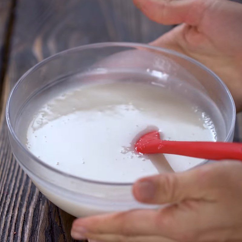 Step 7 Make the coconut mousse Coconut cake