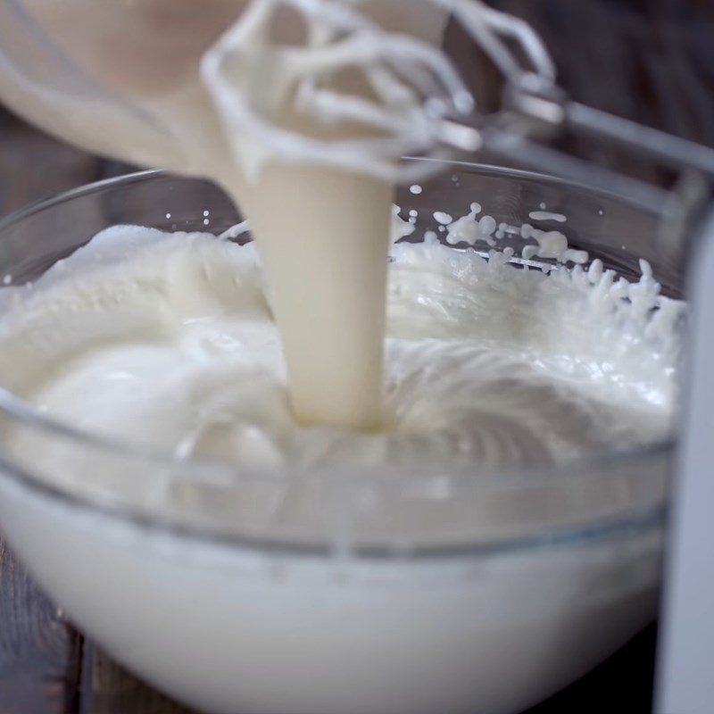 Step 7 Make the coconut mousse Coconut cake